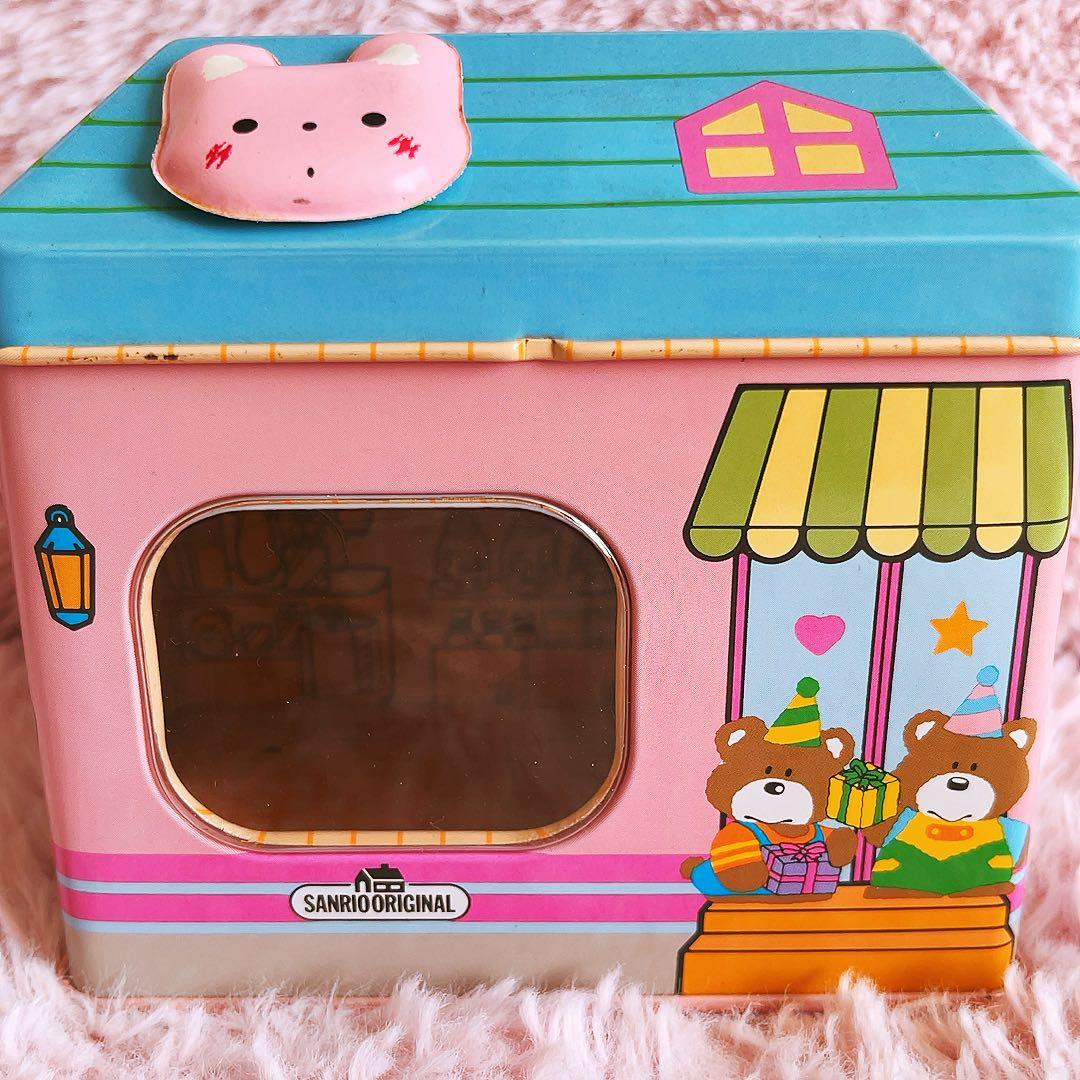 希少レア　サンリオキャラクター　缶ケース　1986年製　昭和レトロ　キティ
