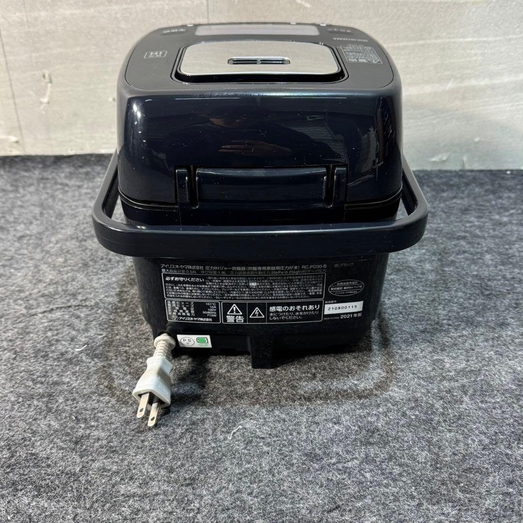 IRIS OHYAMA 炊飯器 RC-PD30 3合 ひとり暮らし d3623