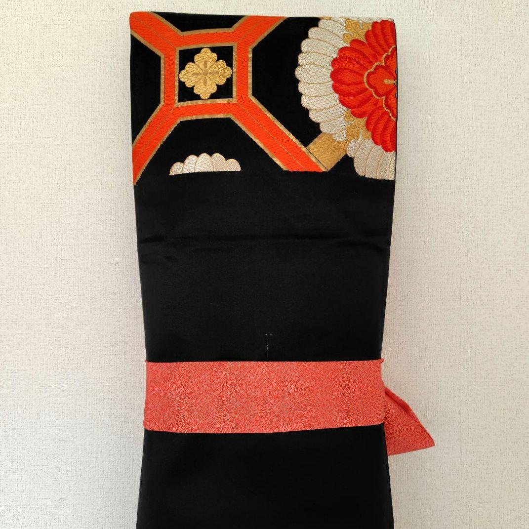 お琴カバー【憐】着物帯 ゆたん油単ハンドメイド 和楽器 正絹 袋帯 生田流山田流