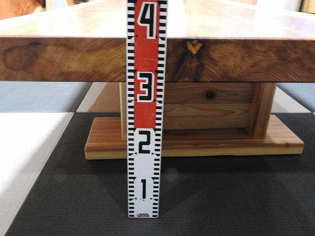 №49　小国杉（熊本）一枚板☆座卓☆6帖～8帖☆厚板良品☆