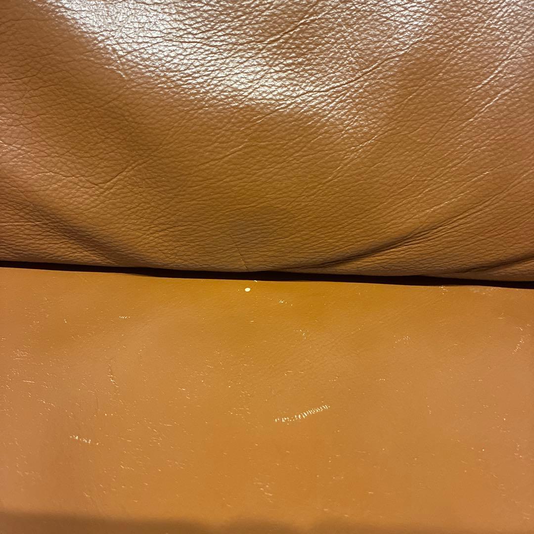 ブラウン レザー 2人掛けソファ　定価20万円