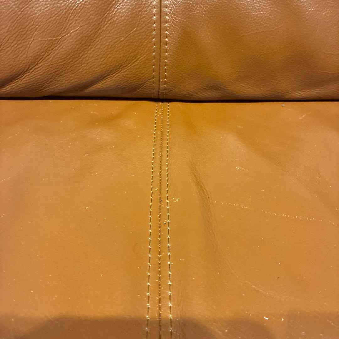 ブラウン レザー 2人掛けソファ　定価20万円