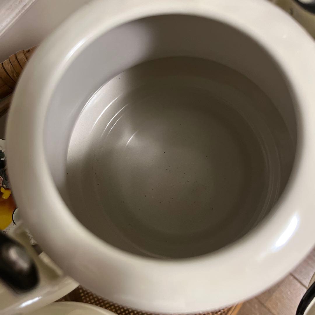 デコラウェア　ホーロー　ケトル　片手鍋　昭和レトロ