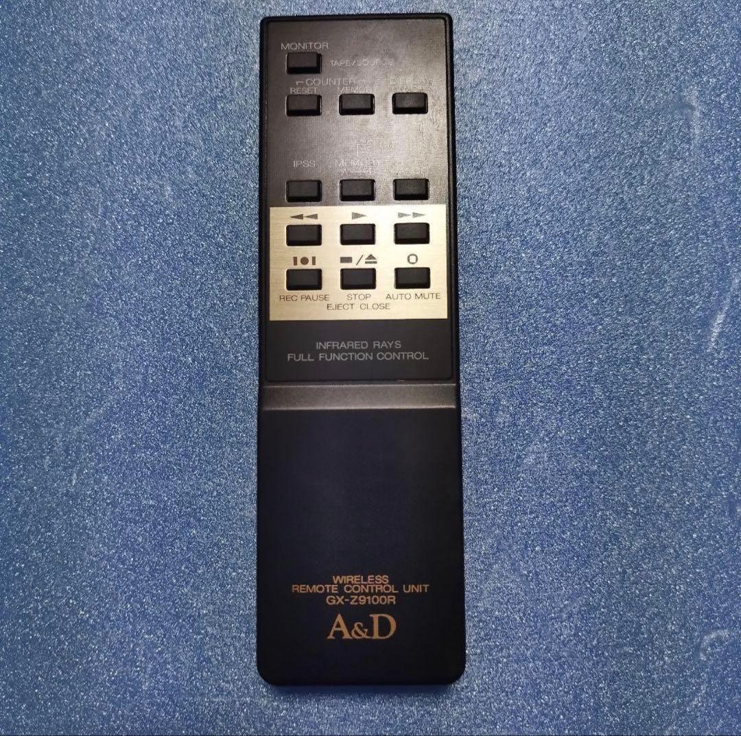 【中古】A&D GX-Z7100LTD 3ヘッドカセットデッキ 限定版リモコン付