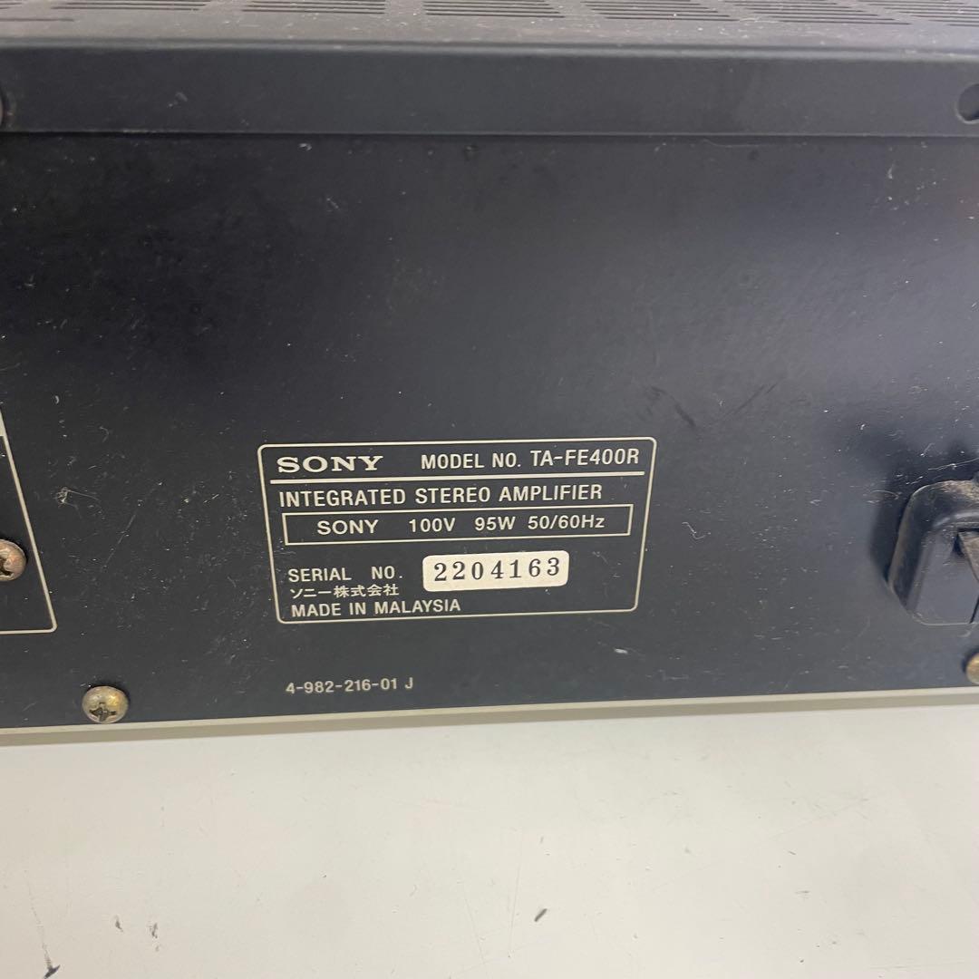 リユース SONY ソニー プリメインアンプ TA-FE400R