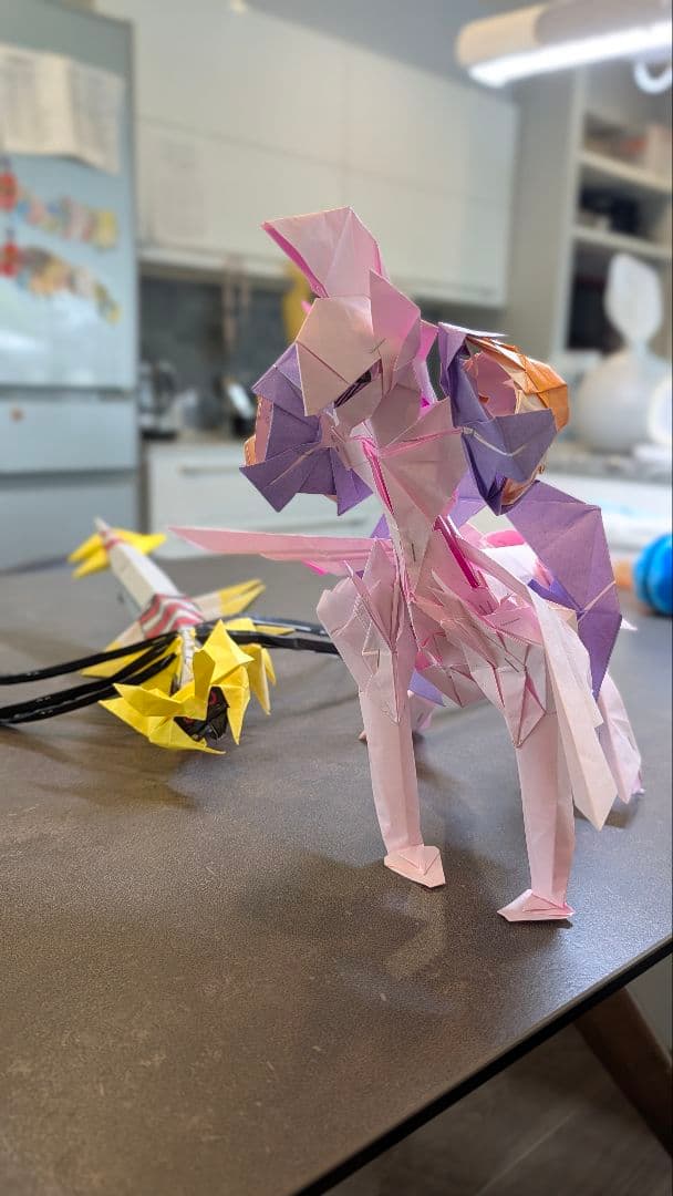 折り紙 　ポケモン　パルキアオリジン　 立体オブジェ