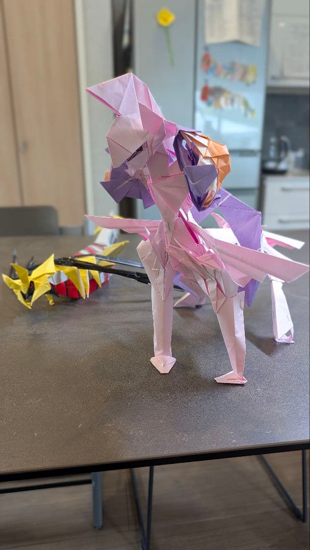 折り紙 　ポケモン　パルキアオリジン　 立体オブジェ
