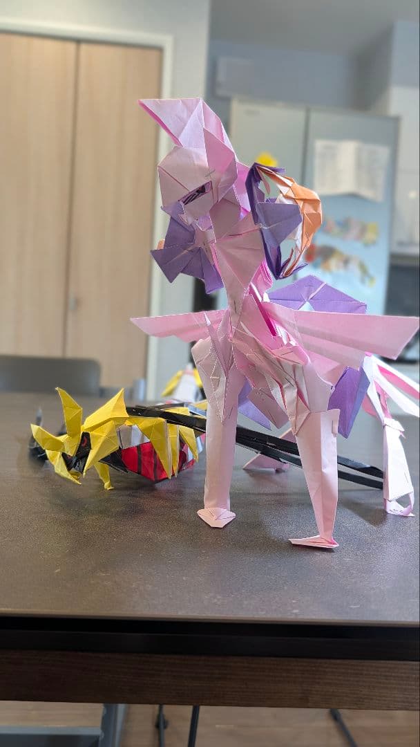 折り紙 　ポケモン　パルキアオリジン　 立体オブジェ