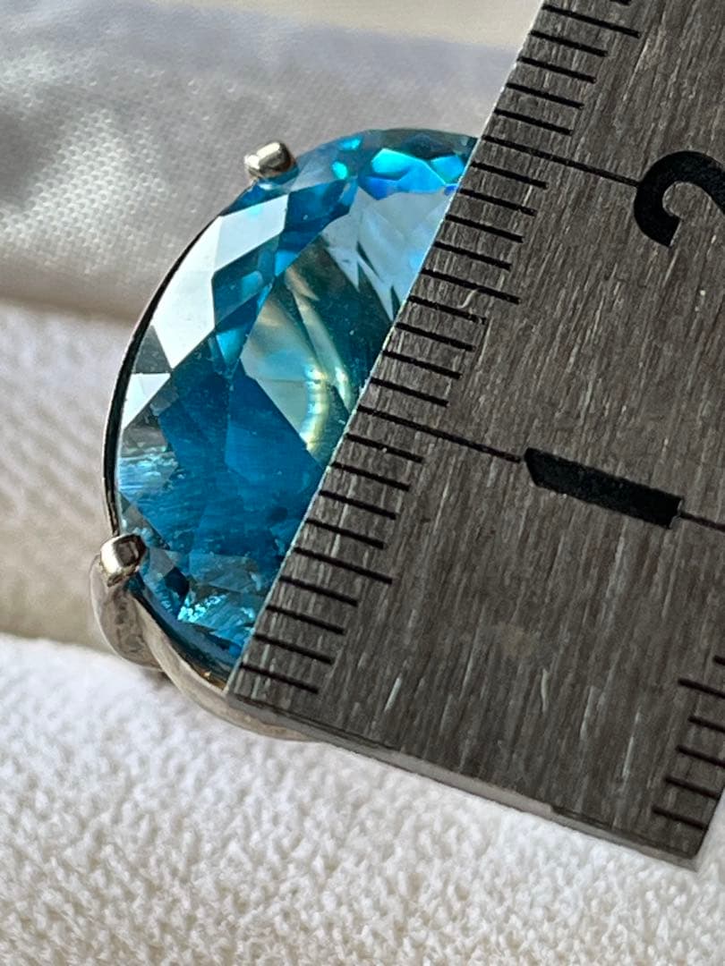 天然石ブルートパーズリング アトリエ「之」