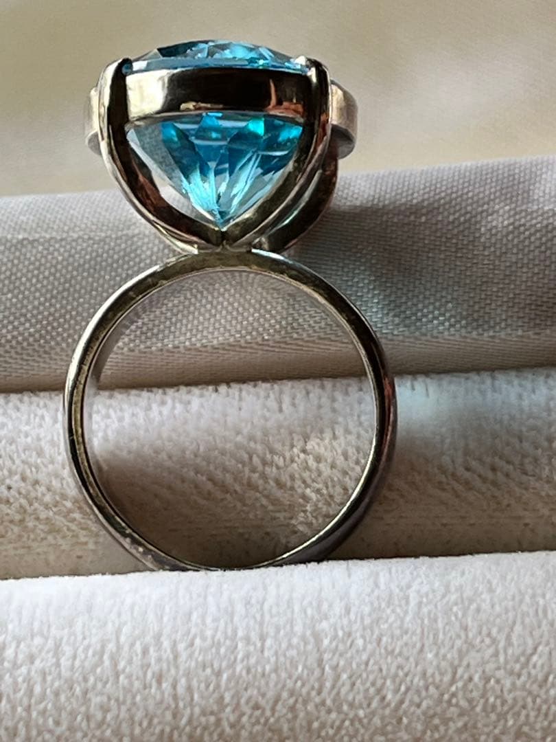 天然石ブルートパーズリング アトリエ「之」