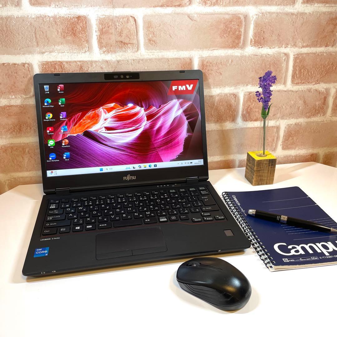★美品★軽量モデル 2021年製 第11世代i5 メモリ12GB 富士通 YY0