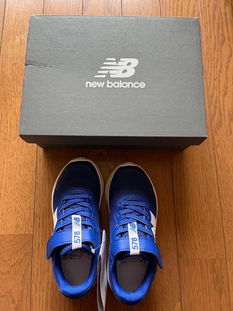 [ニューバランス] 578 570後継品 ジュニア 通学 通気 ベルクロ マジm