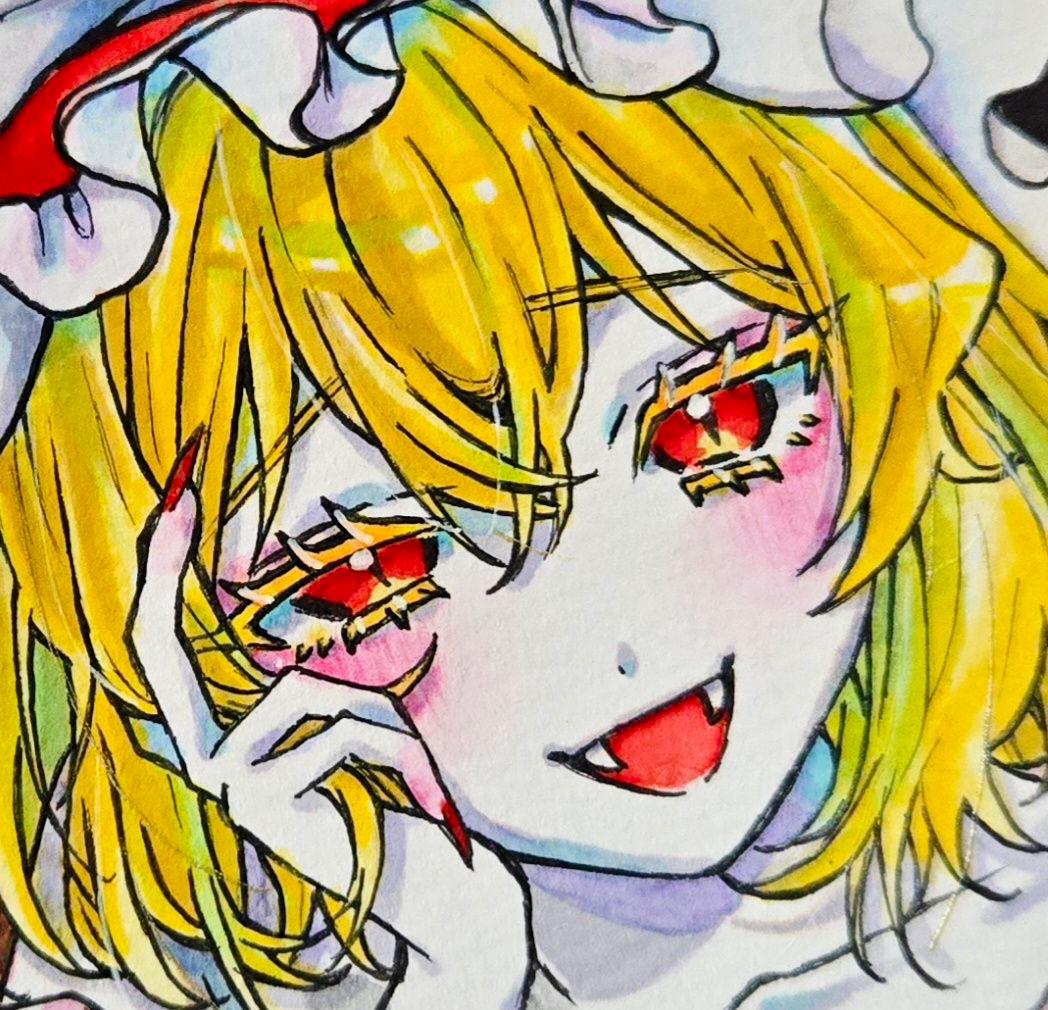 手描きイラスト オリジナル 東方Project フランドール・スカーレット