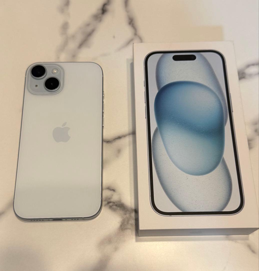 iPhone15 128G ブルー