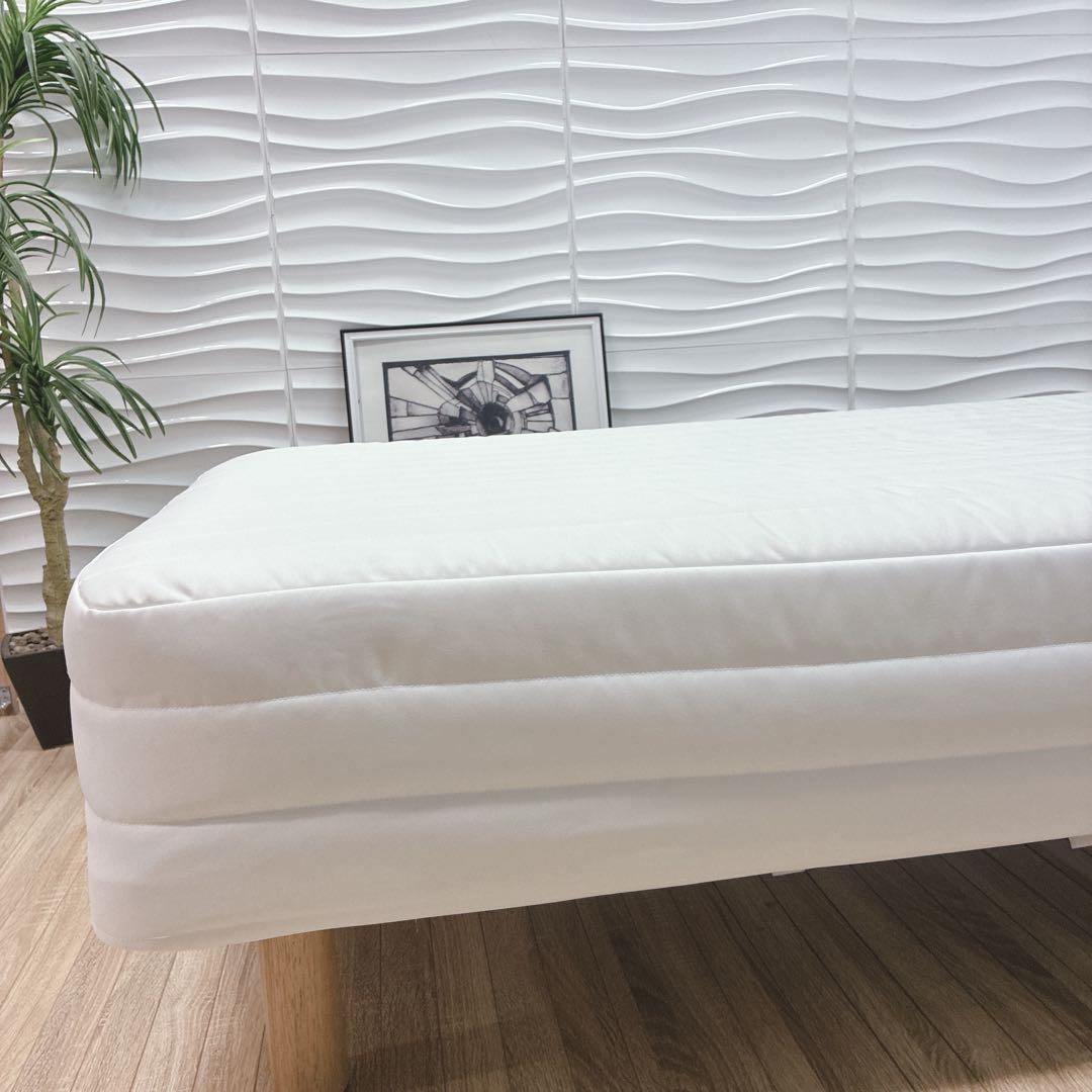 ◇大阪府 神戸市 配達料無料！◇美品！◇無印良品◇脚付きマットレス◇シングル◇