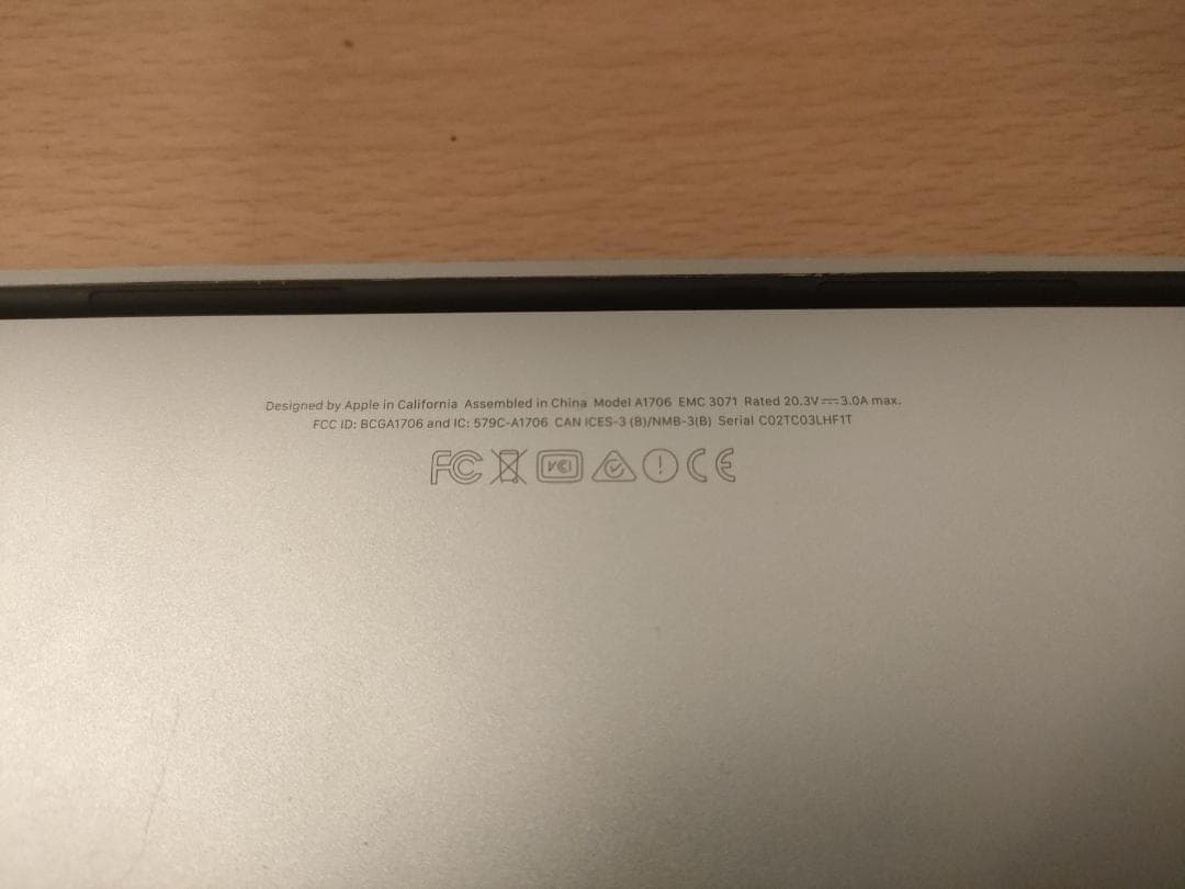 MacBook Pro 13インチ,16GB,Core i7,1TB