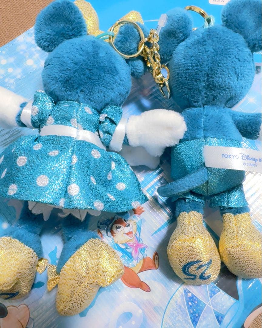 ぬいぐるみチャームセット ディズニーシー25周年 スパークリングジュビリー