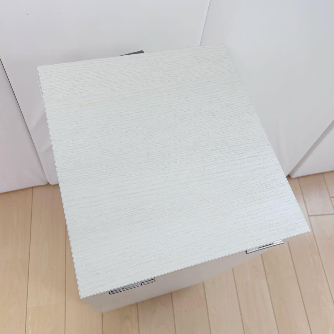 ニトリ　コンパクトドレッサー ホワイトウォッシュ　化粧台　キャスター　開閉式