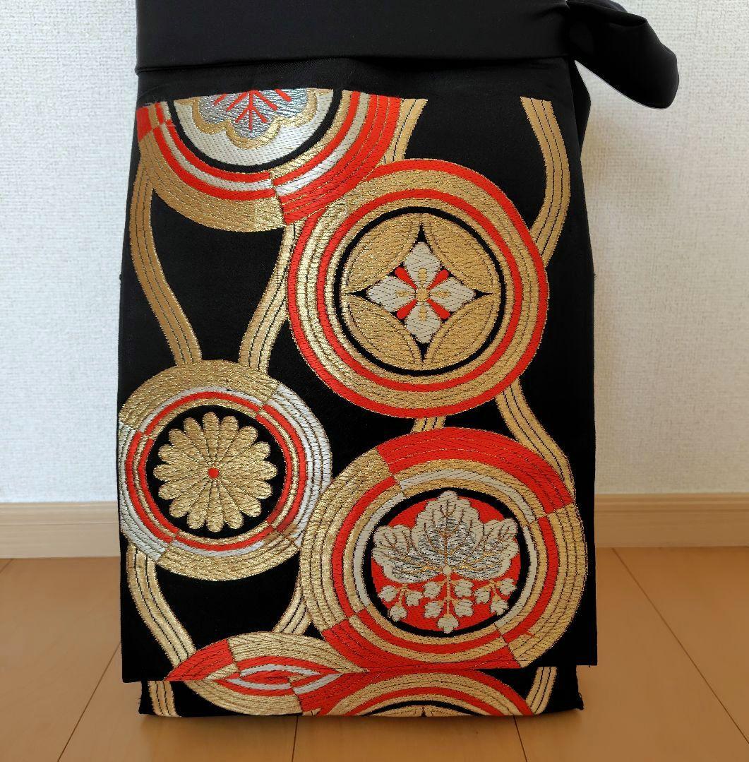 お琴カバー【紋】着物帯 ゆたん油単ハンドメイド 和楽器 正絹 袋帯 生田流山田流