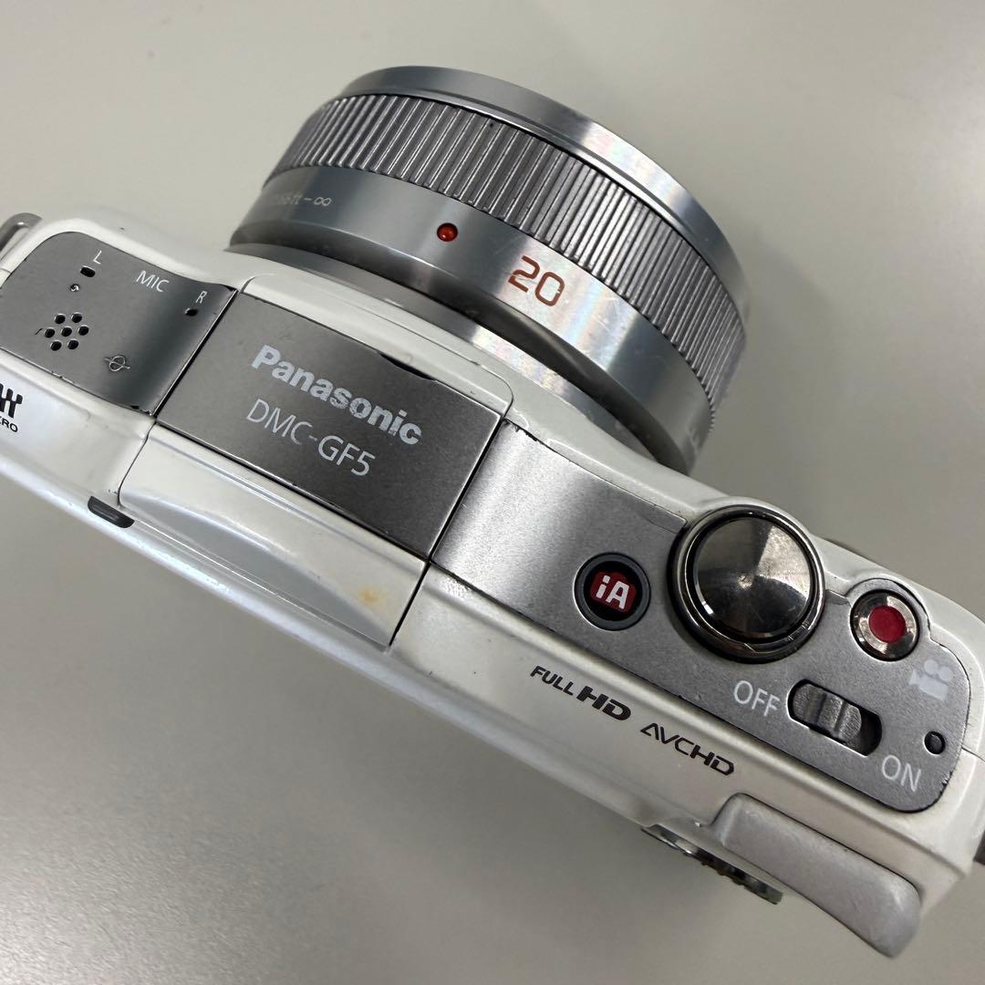 Panasonic GF5 ミラーレス一眼 20mm/f1.4レンズ付き