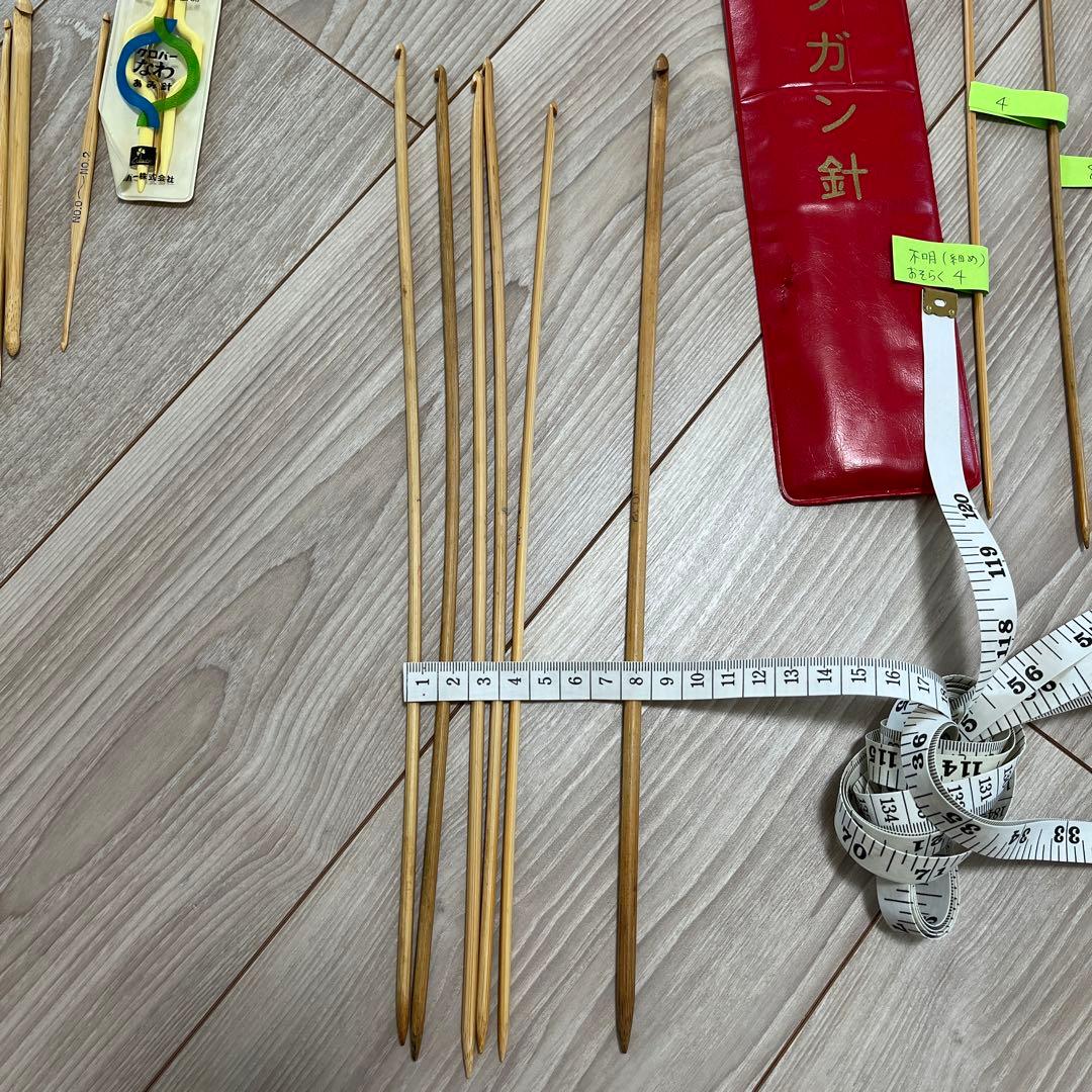 棒針　かぎ針　あみ針　輪針　計143本まとめ売り