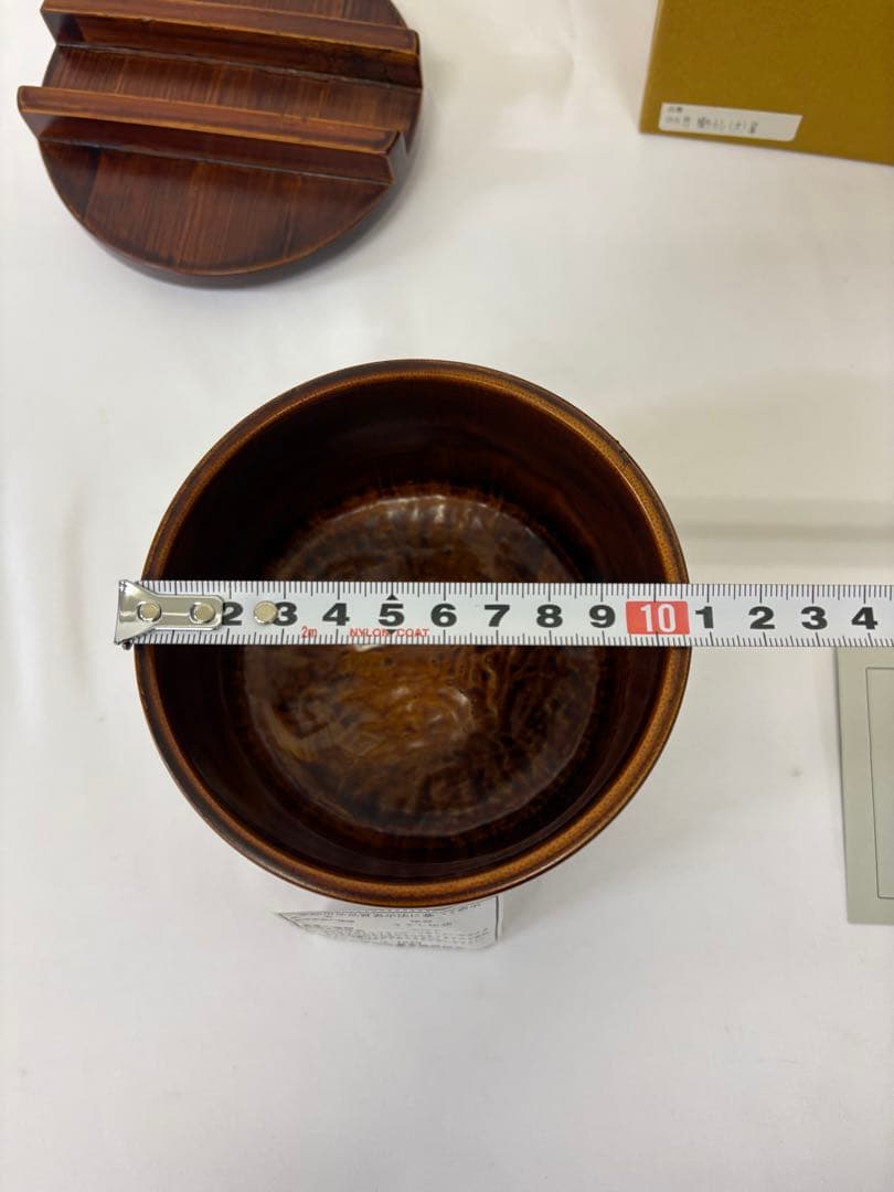 山中漆器　竹桶　ちらし