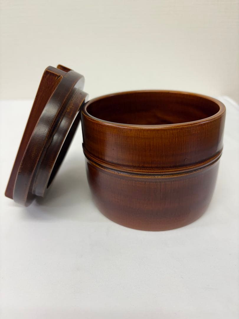 山中漆器　竹桶　ちらし