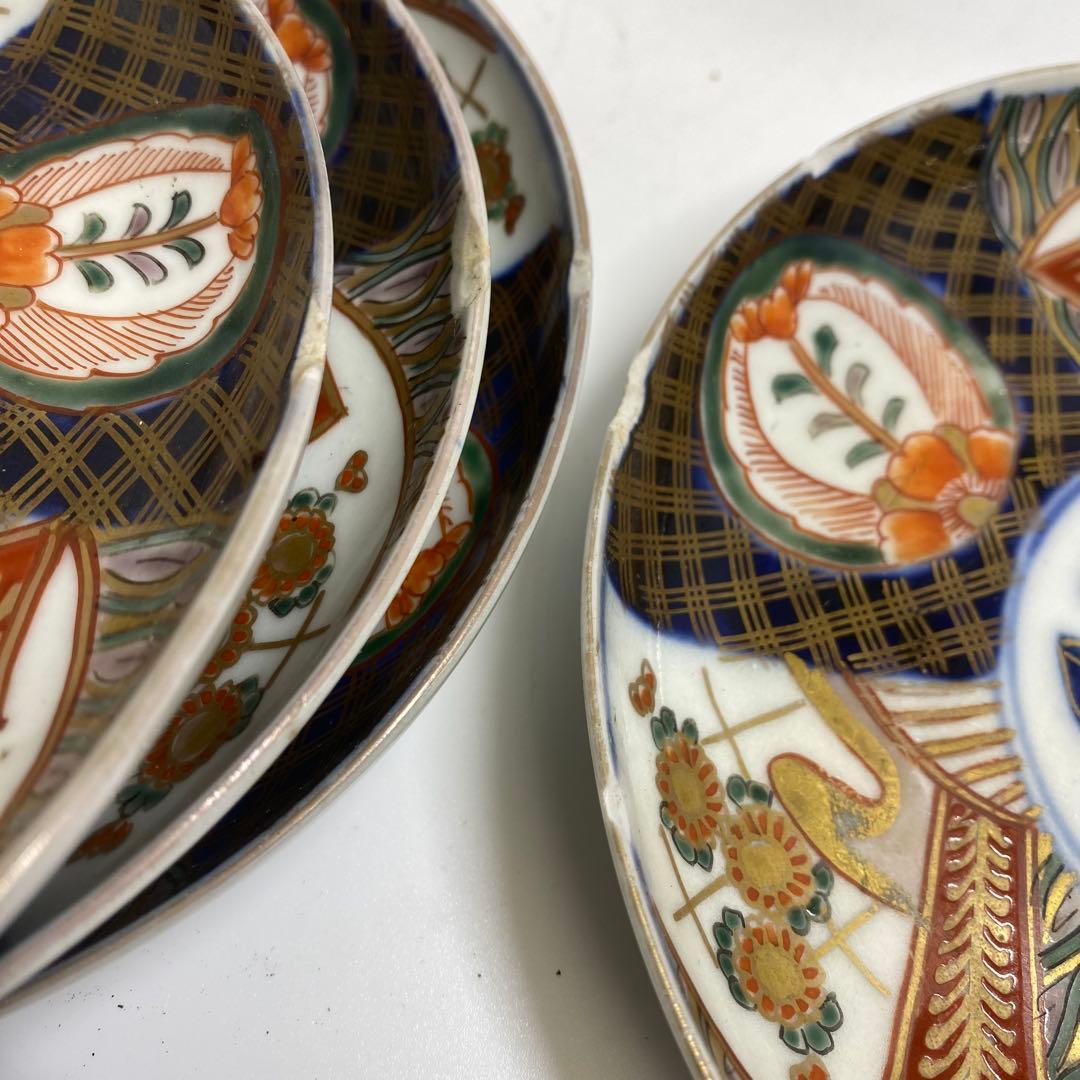 古伊万里　中皿・ふた茶碗　色々　東K7-1222④タニコ