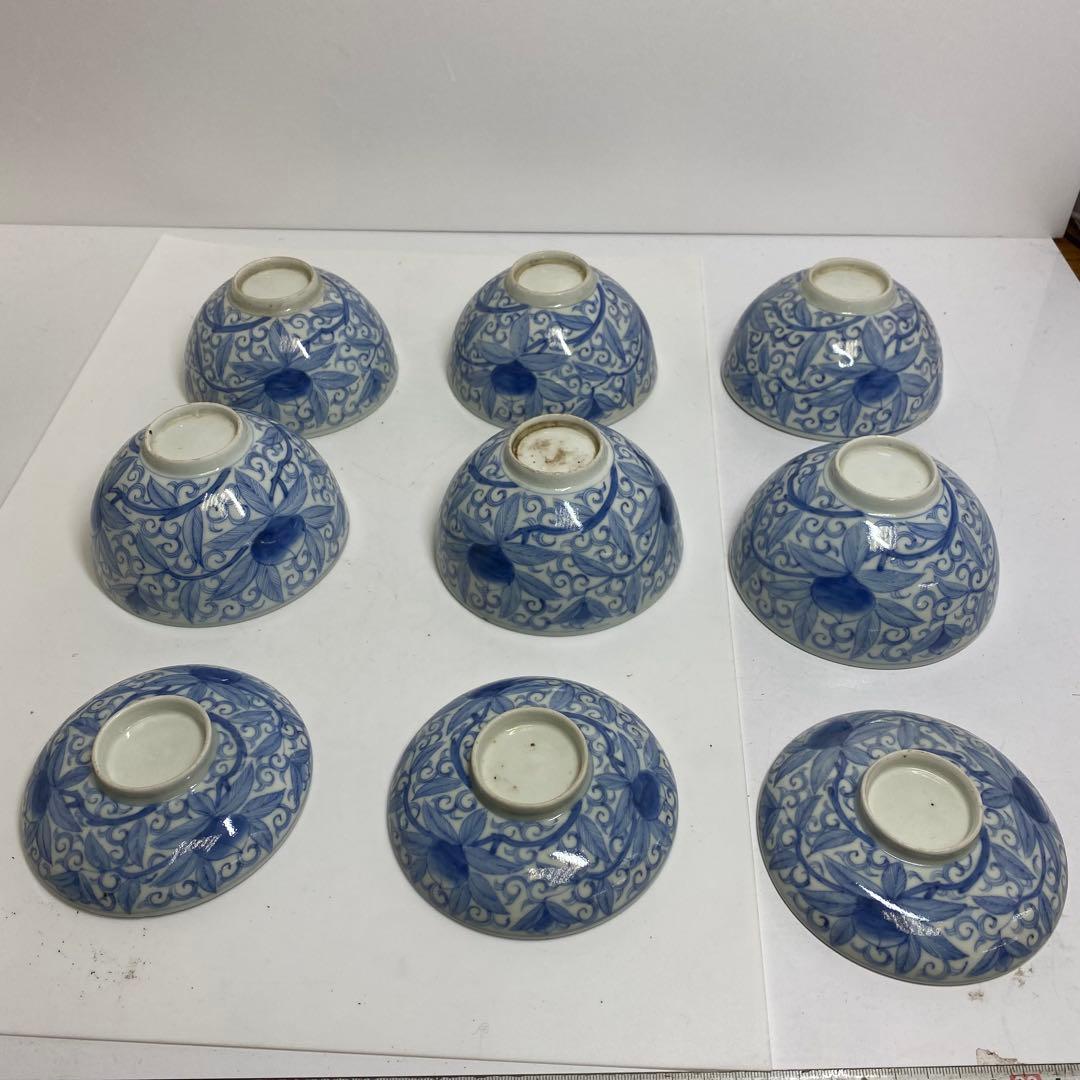 古伊万里　中皿・ふた茶碗　色々　東K7-1222④タニコ