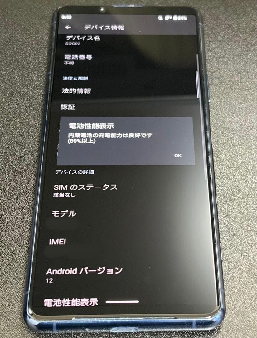 SONY Xperia 5 Ⅱ ブルー ケース付