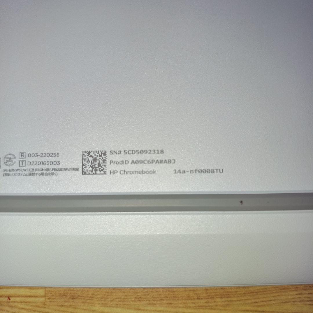 Chromebook本体 HP Chrome Book 14a-nf0008TU Intel n100