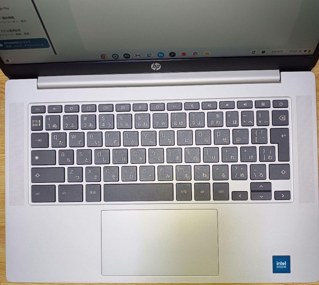 Chromebook本体 HP Chrome Book 14a-nf0008TU Intel n100