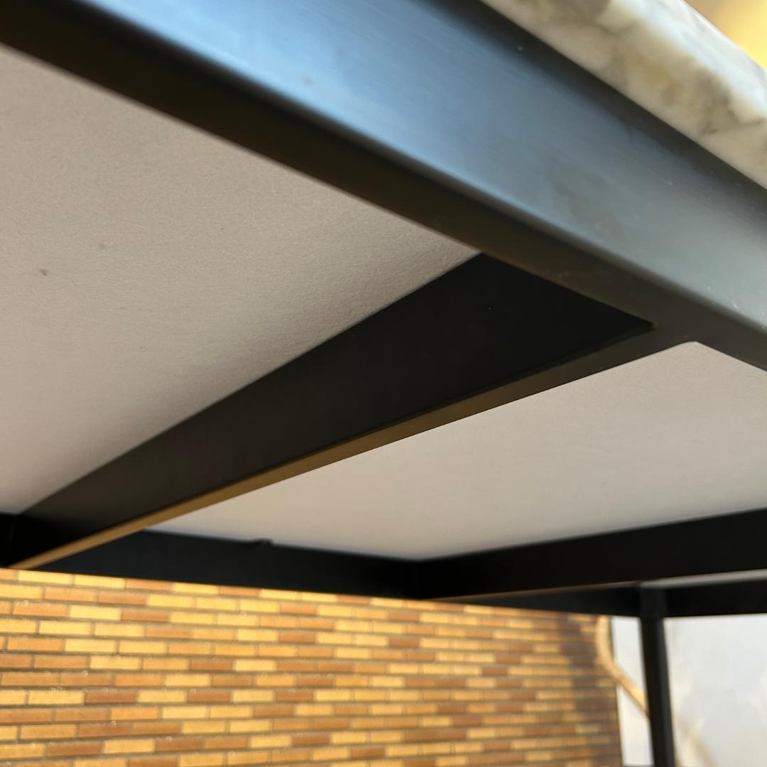 在庫一掃セール♥ＡＬＭＯＮＩＡ/アルモニア大理石ダイニングテーブル　幅１８０