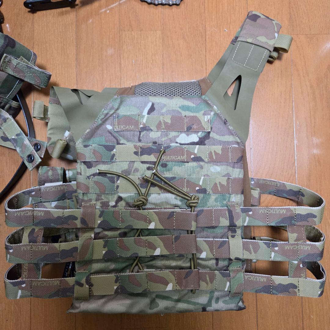 TMC JPC　プレートキャリア　マルチカム　ダンプポーチ付き　実物生地