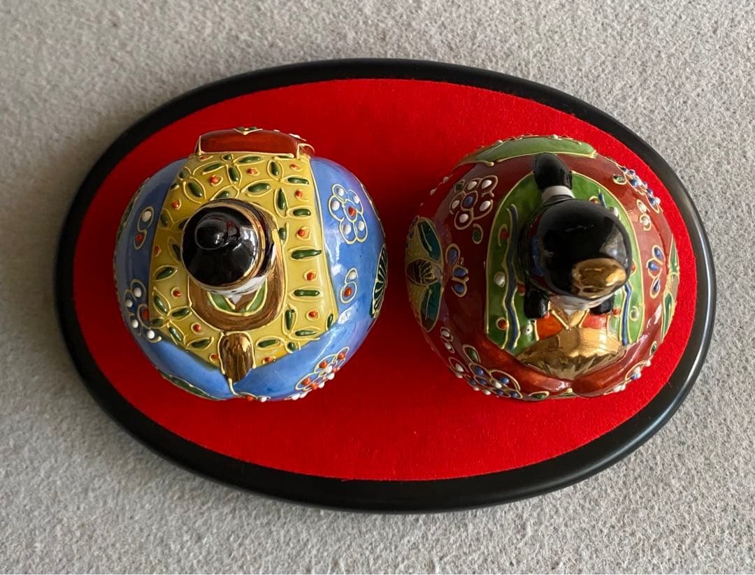 【九谷焼】玉雛・お雛様の飾り