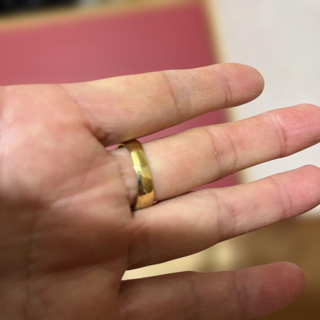 イエロー ゴールド リング