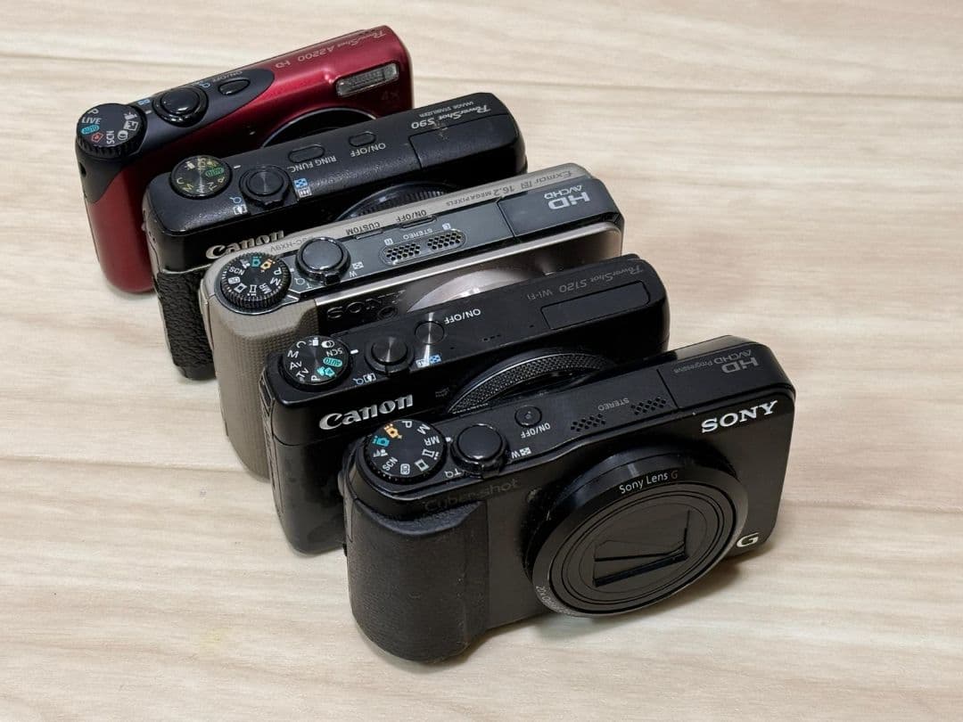 Canon 、SONY コンパクトデジタルカメラセット ジャンク