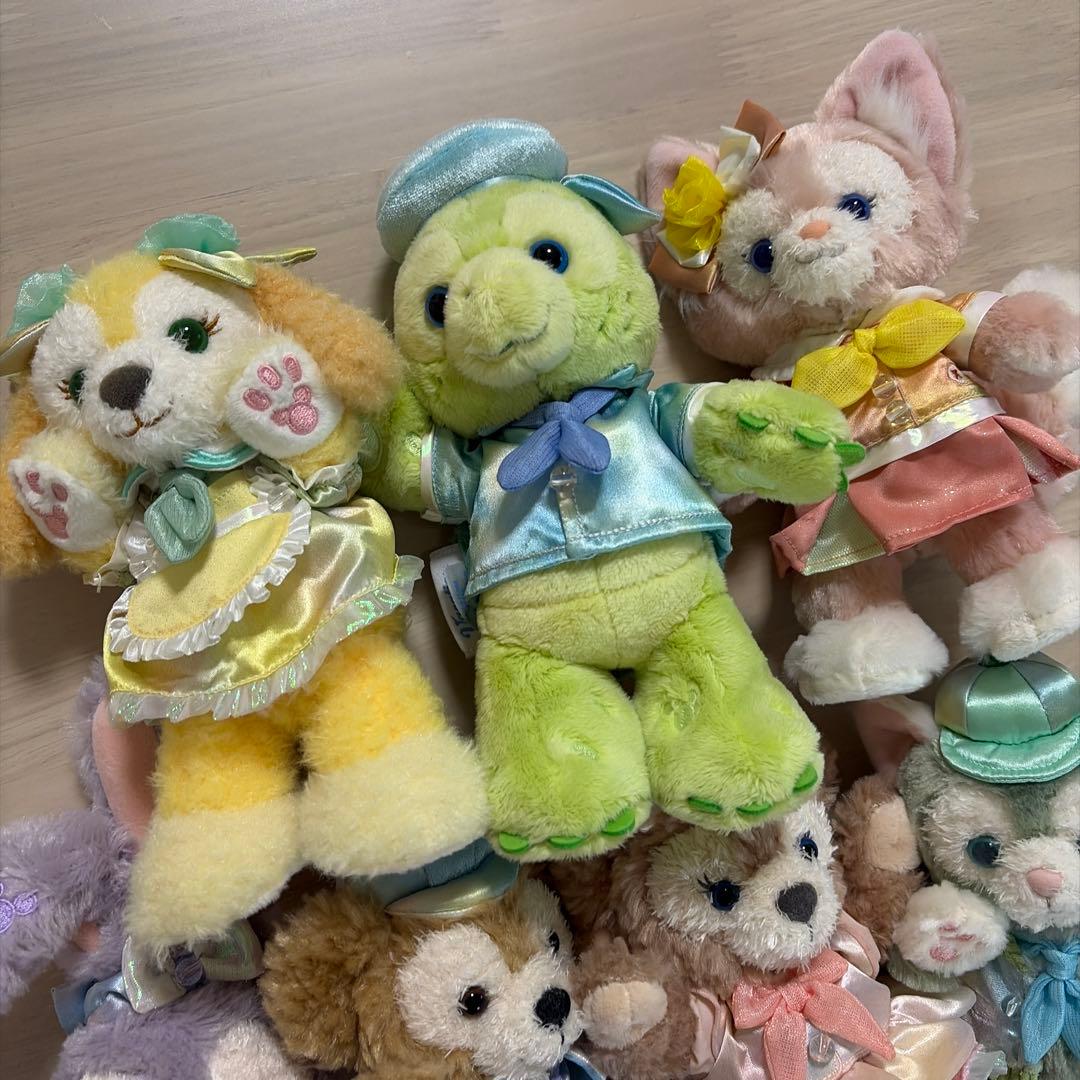 ダッフィー　 カラフルハピネス　ポージープラッシー　バケーションパッケージ記念品