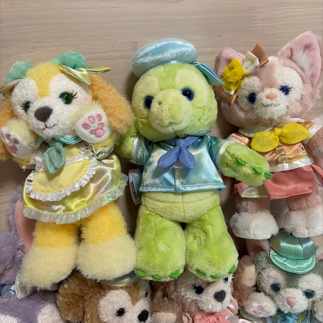 ダッフィー　 カラフルハピネス　ポージープラッシー　バケーションパッケージ記念品