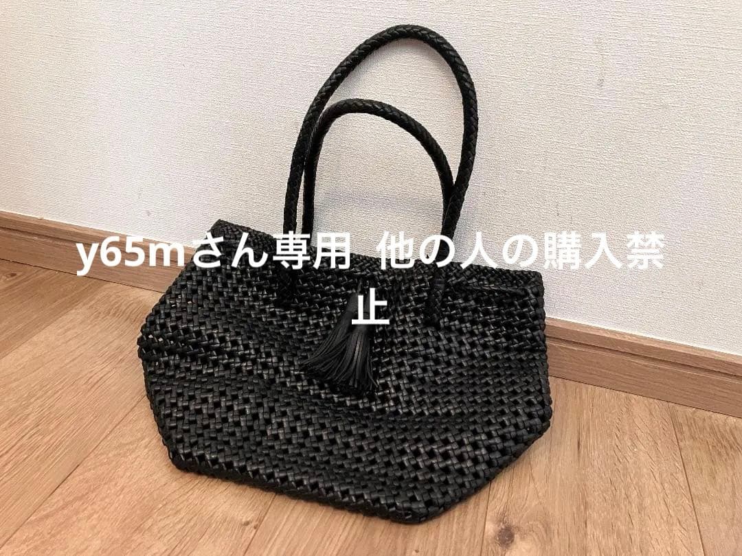 REN ゴートメッシュ・タッセルトート カラー 黒色 Black