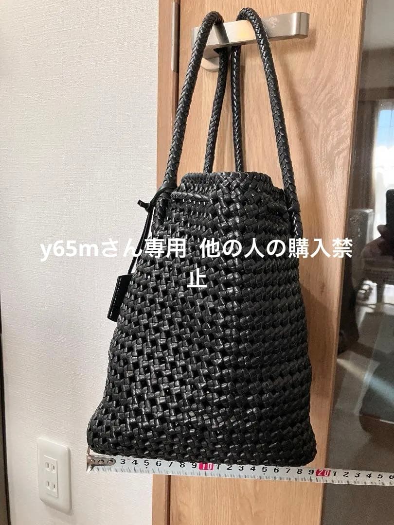 REN ゴートメッシュ・タッセルトート カラー 黒色 Black