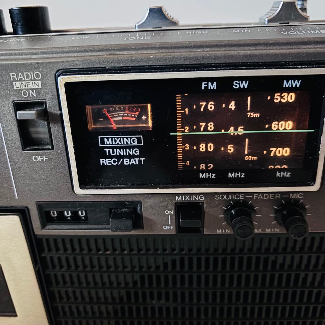 【美品】昭和レトロ　SONY ラジカセ　CF-1700