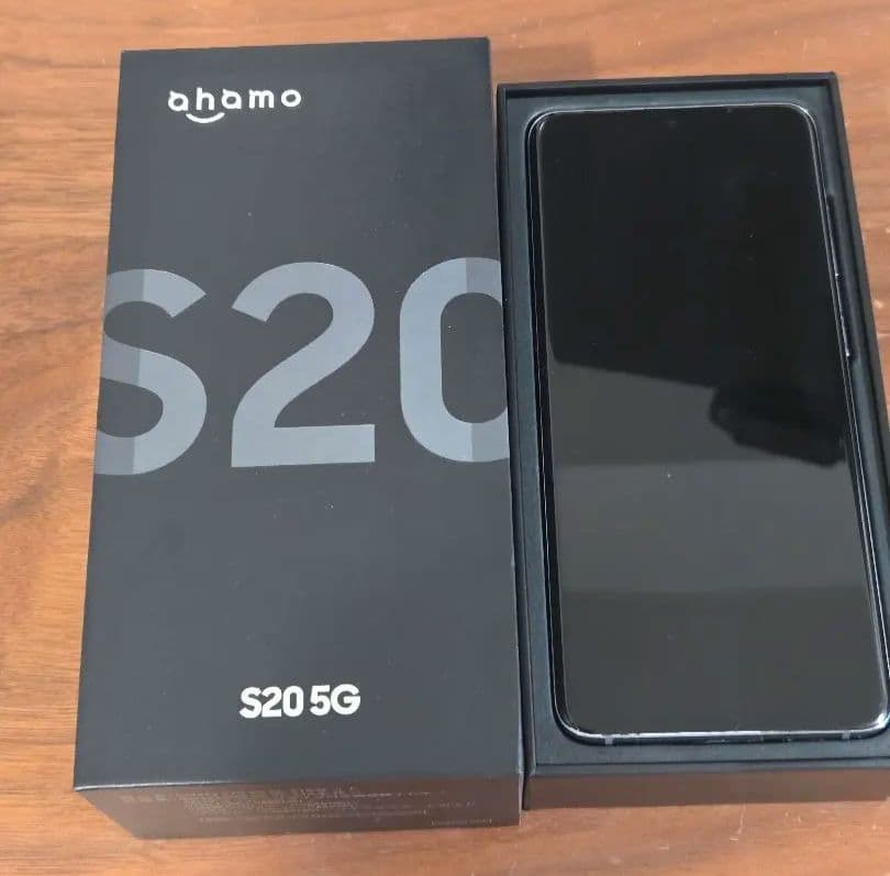 docomo 5G galaxy s20 スマートフォン グレー