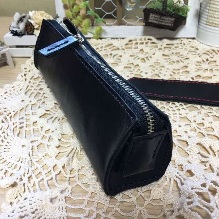 フシギダネ様ご確認用 本革ペンケース ペンシース レザークラフト 文房具