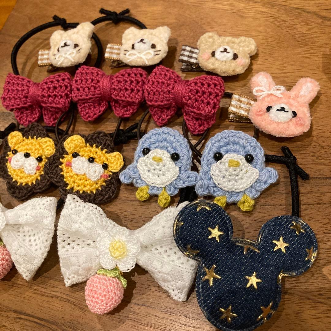 Sou様ご確認用☆ハンドメイド　ヘアゴム　ヘアクリップ