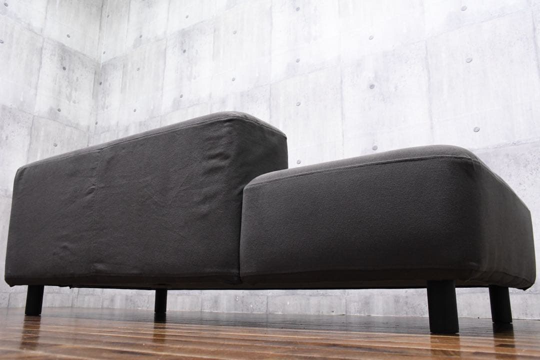 EHK72 無印良品 MUJI ソファベンチ 3人掛けソファ ロビーソファ