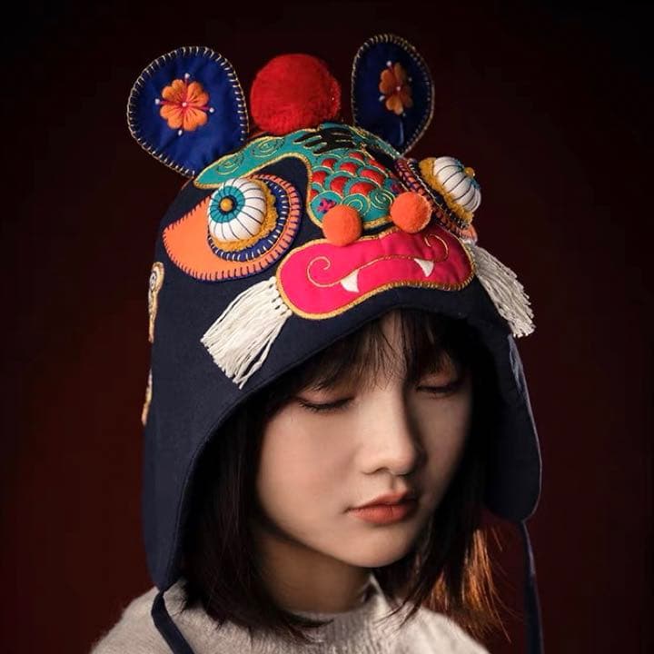 虎頭帽　虎头帽　トラ　帽子