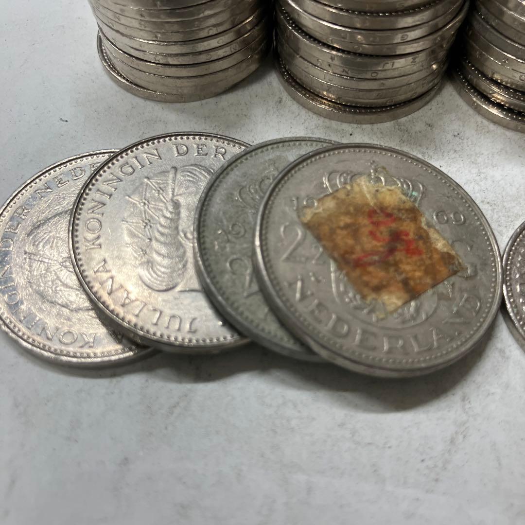 オランダ　ギルダー　硬貨　古銭　まとめ売り