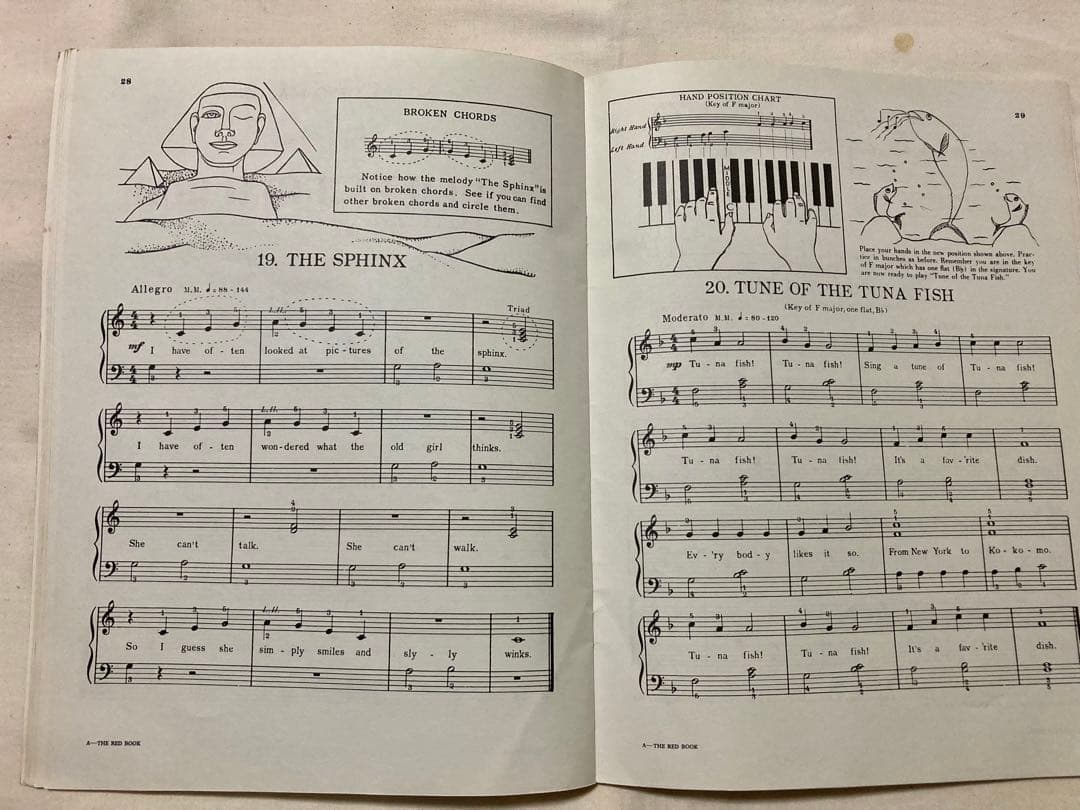 ビンテージJOHN W. SCHAUMBURG PIANO指導本(‘45年Be.