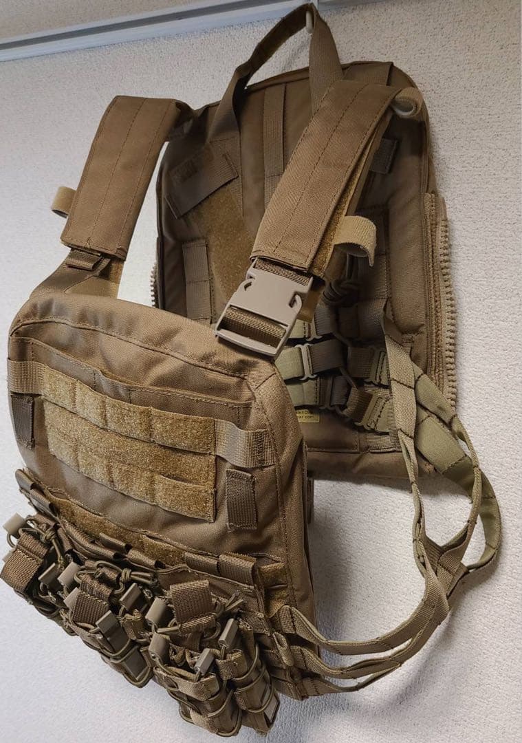 エマーソン　プレートキャリア 即決可　タンカラー　CB 付属品有り